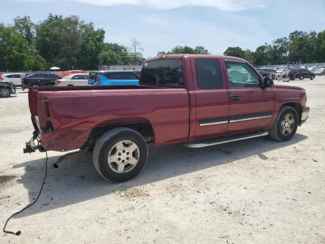 1GCEC19Z47Z116828 - 2007 CHEVROLET SILVERADO C1500 CLASSIC Bordo foto 3