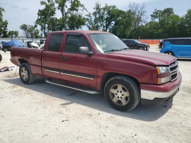 1GCEC19Z47Z116828 - 2007 CHEVROLET SILVERADO C1500 CLASSIC Bordo foto 4