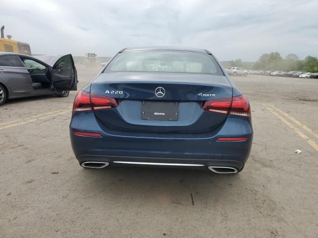 W1K3G4FB9NJ365602 - 2022 MERCEDES-BENZ A 220 4MATIC BLUE photo 6