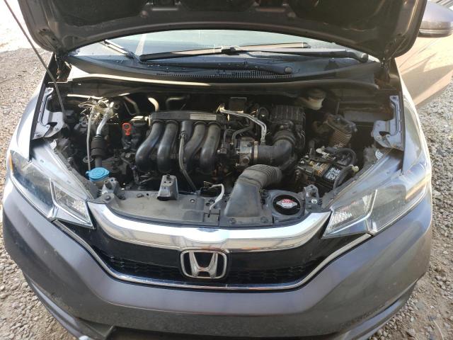 3HGGK5H4XKM701238 - 2019 HONDA FIT LX GRAY photo 11