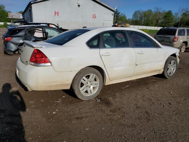 2G1WB5E34D1124179 - 2013 CHEVROLET IMPALA LT WHITE photo 3