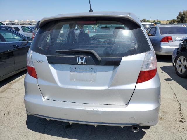 JHMGE8H57DC064702 - 2013 HONDA FIT SPORT SILVER photo 6