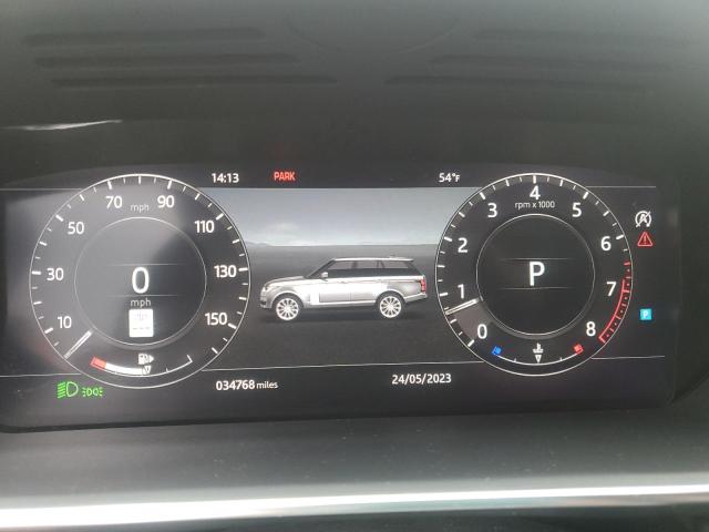 SALGS2SV7KA521056 - 2019 LAND ROVER RANGE ROVE HSE SILVER photo 9