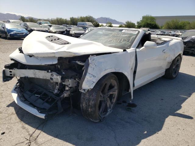 1G1FH3D77K0151179 - 2019 CHEVROLET CAMARO SS WHITE photo 1