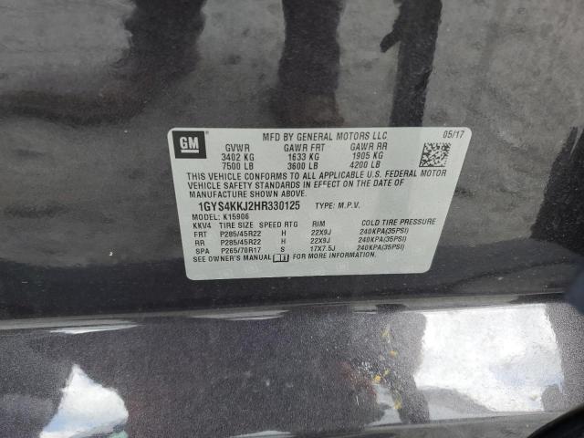 1GYS4KKJ2HR330125 - 2017 CADILLAC ESCALADE ESV PLATINUM Qara foto 13