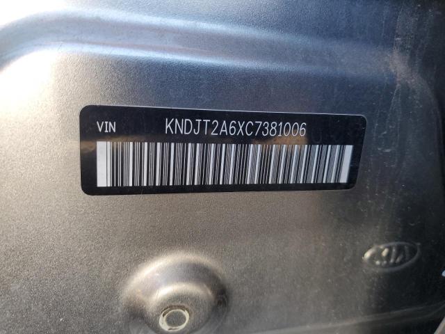 KNDJT2A6XC7381006 - 2012 KIA SOUL + SILVER photo 14