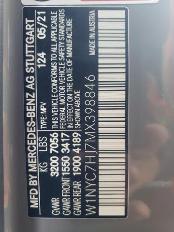 W1NYC7HJ7MX398846 - 2021 MERCEDES-BENZ G 63 AMG CHARCOAL photo 13