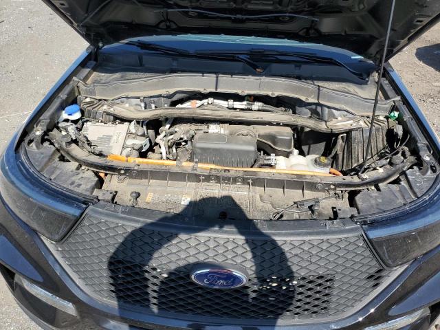 1FM5K8AW5MNA01098 - 2021 FORD EXPLORER POLICE INTERCEPTOR BLACK photo 12