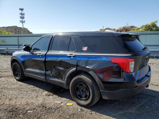 1FM5K8AW5MNA01098 - 2021 FORD EXPLORER POLICE INTERCEPTOR BLACK photo 2