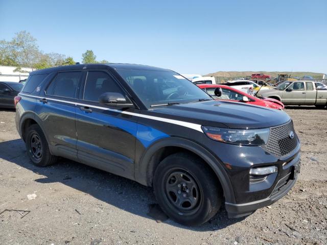 1FM5K8AW5MNA01098 - 2021 FORD EXPLORER POLICE INTERCEPTOR BLACK photo 4