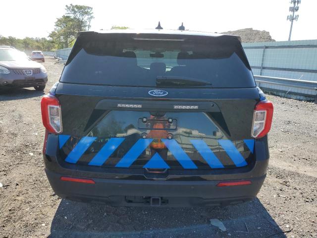 1FM5K8AW5MNA01098 - 2021 FORD EXPLORER POLICE INTERCEPTOR BLACK photo 6
