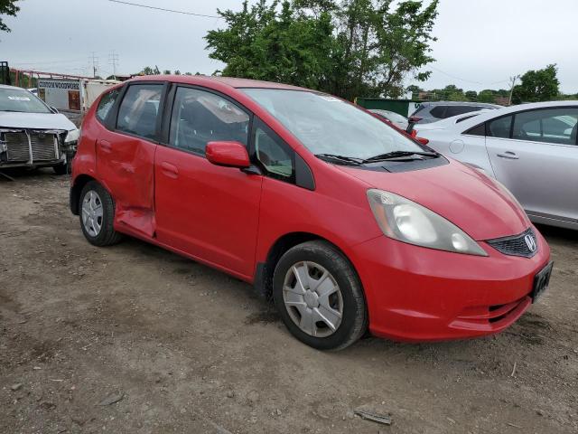 JHMGE8H38DC042707 - 2013 HONDA FIT RED photo 4