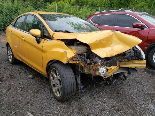 3FADP4CJ4BM102965 - 2011 FORD FIESTA SEL YELLOW photo 4