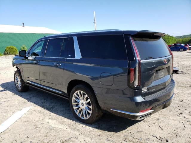 1GYS4LKL4MR325090 - 2021 CADILLAC ESCALADE ESV PREMIUM LUXURY GRAY photo 2