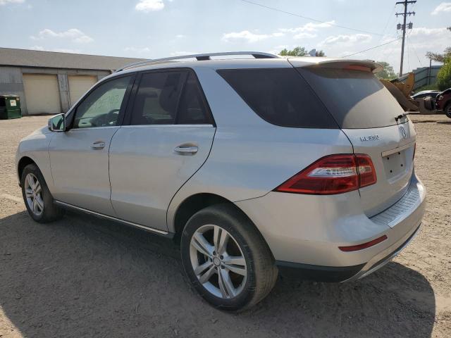 4JGDA5HB1EA374390 - 2014 MERCEDES-BENZ ML 350 4MATIC SILVER photo 2