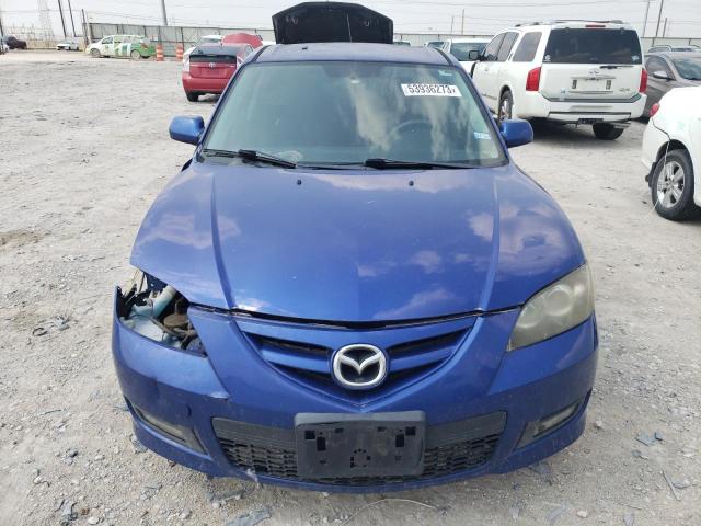 JM1BK323971630910 - 2007 MAZDA 3 S BLUE photo 5