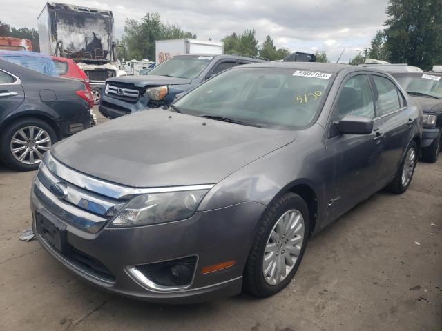 3FADP0L37AR177526 - 2010 FORD FUSION HYBRID GRAY photo 1