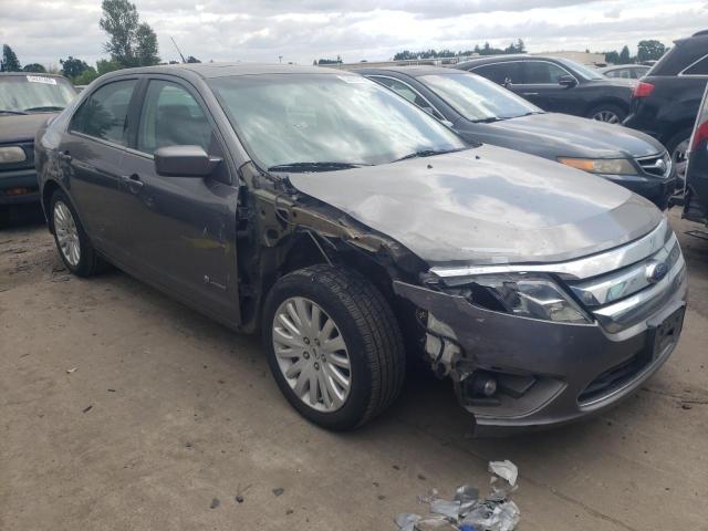 3FADP0L37AR177526 - 2010 FORD FUSION HYBRID GRAY photo 4