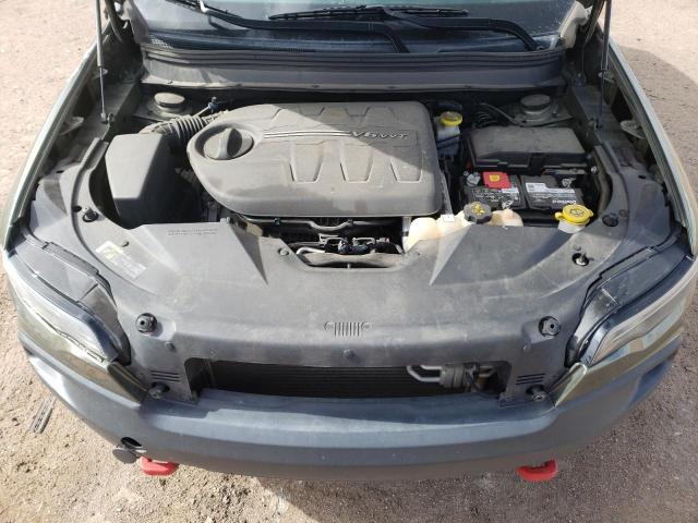 1C4PJMBX5KD122569 - 2019 JEEP CHEROKEE TRAILHAWK GREEN photo 12