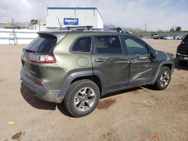 1C4PJMBX5KD122569 - 2019 JEEP CHEROKEE TRAILHAWK GREEN photo 3