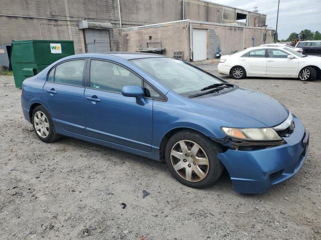 2HGFA1F55AH320980 - 2010 HONDA CIVIC LX BLUE photo 4