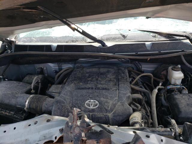 5TFEY5F12MX276298 - 2021 TOYOTA TUNDRA CREWMAX SR5 GRAY photo 11