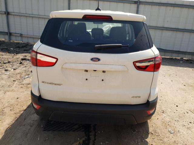 MAJ6S3FL4LC343751 - 2020 FORD ECOSPORT S WHITE photo 6