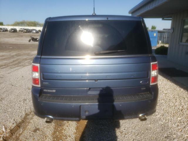 2FMHK6C8XKBA26863 - 2019 FORD FLEX SEL ლურჯი ფოტო 6