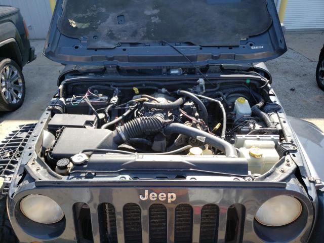 1J8GA59147L216911 - 2007 JEEP WRANGLER SAHARA GRAY photo 11