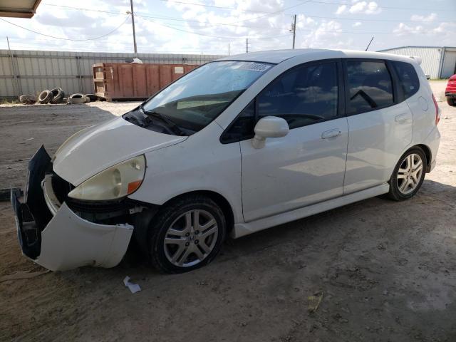 JHMGD38607S060564 - 2007 HONDA FIT S WHITE photo 1