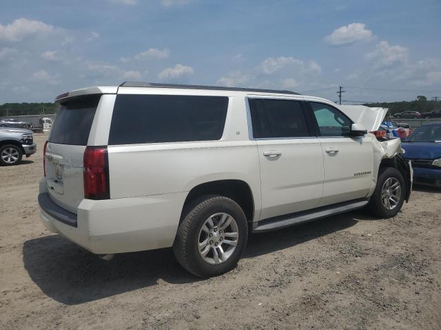 1GNSKJKCXFR174914 - 2015 CHEVROLET SUBURBAN K1500 LT WHITE photo 3