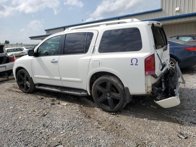 5N1BA0ND0BN619815 - 2011 NISSAN ARMADA SV WHITE photo 2