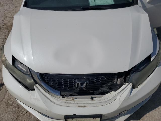 19XFB2F94FE036019 - 2015 HONDA CIVIC EXL WHITE photo 11