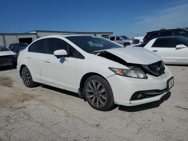 19XFB2F94FE036019 - 2015 HONDA CIVIC EXL WHITE photo 4