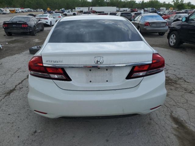 19XFB2F94FE036019 - 2015 HONDA CIVIC EXL WHITE photo 6