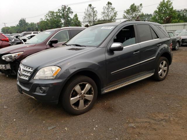 4JGBB8GB9AA598234 - 2010 MERCEDES-BENZ ML 350 4MATIC GRAY photo 1