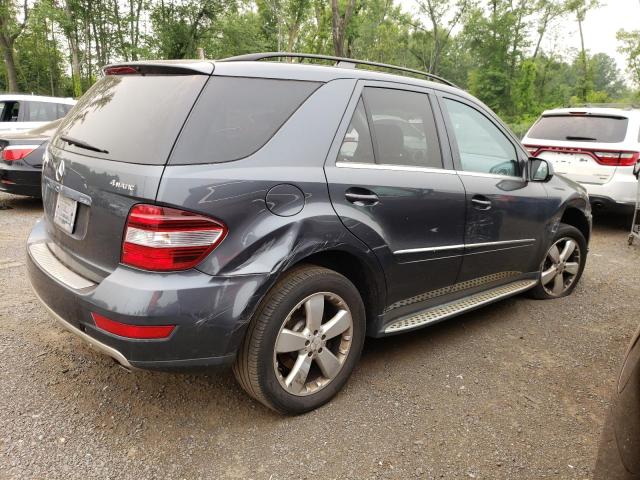 4JGBB8GB9AA598234 - 2010 MERCEDES-BENZ ML 350 4MATIC GRAY photo 3