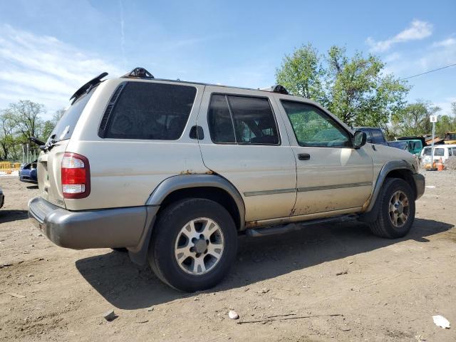 JN8DR09Y71W609489 - 2001 NISSAN PATHFINDER LE ბეჟი ფოტო 3