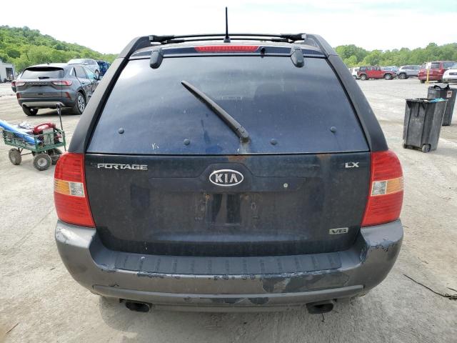 KNDJE723X57113054 - 2005 KIA NEW SPORTA BLACK photo 6