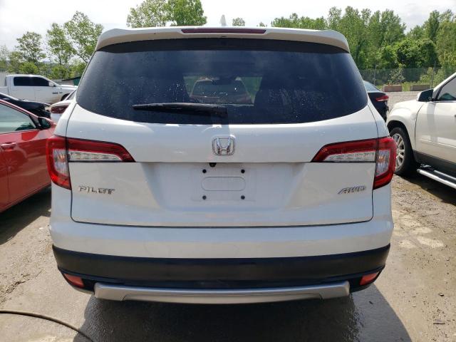 5FNYF6H56KB067095 - 2019 HONDA PILOT EXL WHITE photo 6