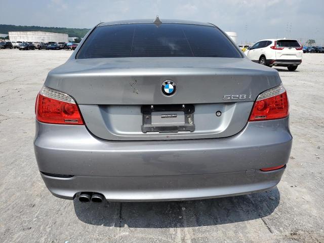 WBANU53508CT09277 - 2008 BMW 528 I SILVER photo 6