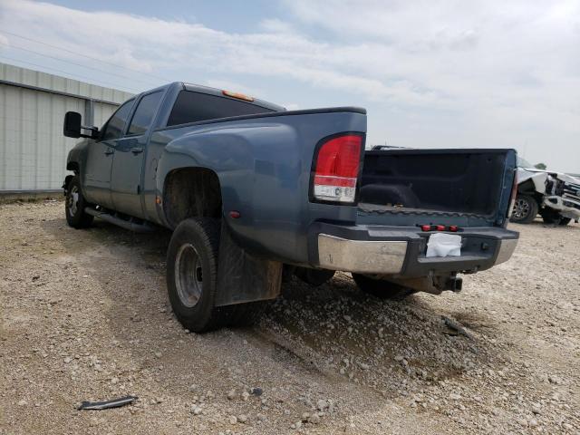 1GCJK33688F112375 - 2008 CHEVROLET SILVERADO K3500 BLUE photo 3