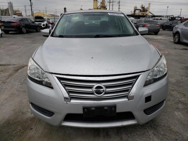 3N1AB7AP6FL693903 - 2015 NISSAN SENTRA S SILVER photo 5