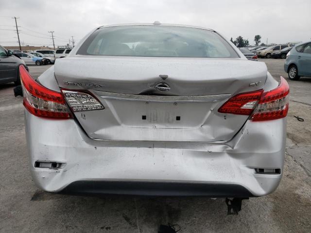 3N1AB7AP6FL693903 - 2015 NISSAN SENTRA S SILVER photo 6