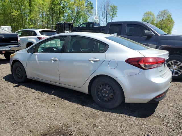 3KPFK4A73JE273160 - 2018 KIA FORTE LX SILVER photo 2