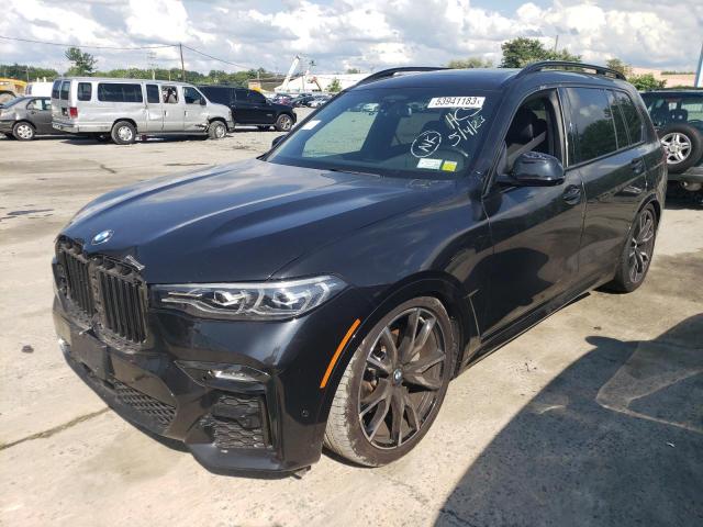 5UXCX4C54KLS38036 - 2019 BMW X7 XDRIVE50I BLACK photo 1