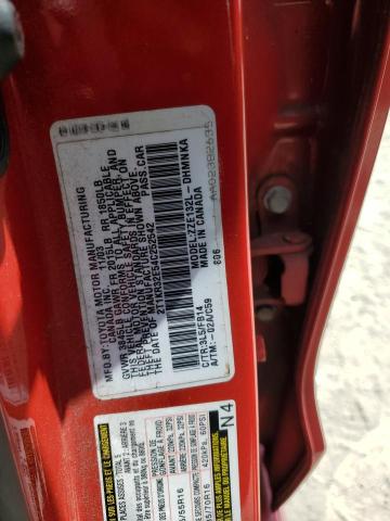 2T1KR32E54C252542 - 2004 TOYOTA COROLLA MA XR RED photo 12