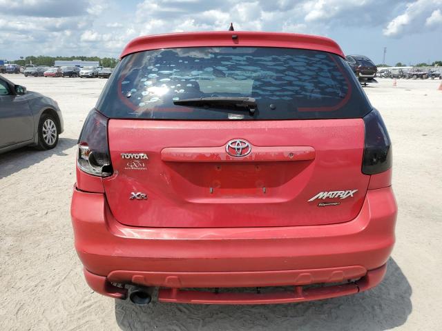 2T1KR32E54C252542 - 2004 TOYOTA COROLLA MA XR RED photo 6