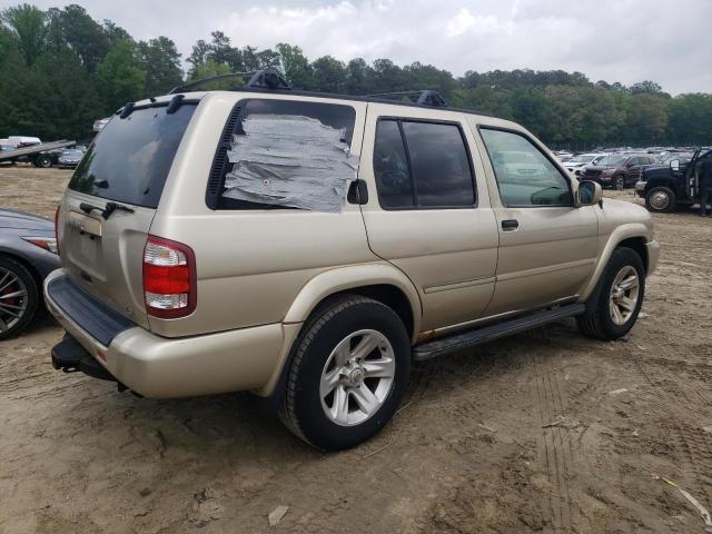 JN8DR09Y02W717941 - 2002 NISSAN PATHFINDER LE TAN photo 3