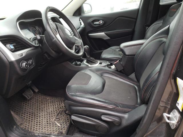 1C4PJMBS8HW615566 - 2017 JEEP CHEROKEE TRAILHAWK GRAY photo 7